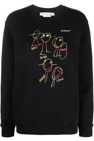 OFF-WHITE Graphic-print cotton sweatshirt