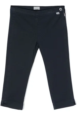 Il gufo Girls Stretch Pants - Stretch-cotton causal trousers