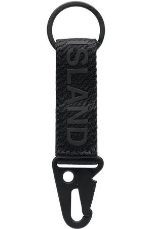 Stone Island Rubberised-logo key holder