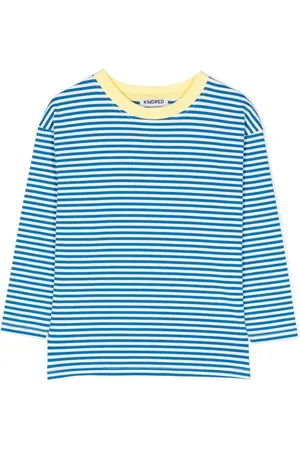 Kindred Contrast-trim striped T-shirt