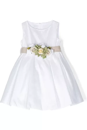 COLORICHIARI Flower-applique detail dress