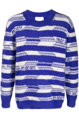 Isabel Marant Orson logo-print striped jumper