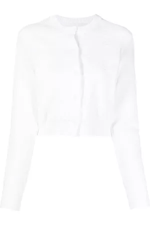 JNBY Jacquard cropped cardigan