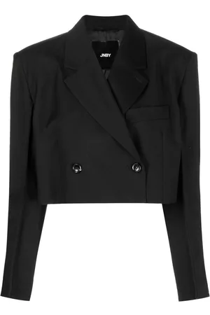 JNBY Cropped.double-breasted blazer
