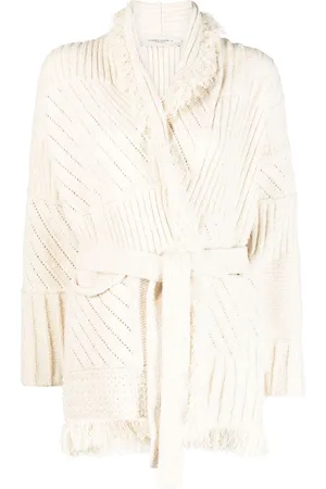 Golden Goose Belted shawl-collar cardigan