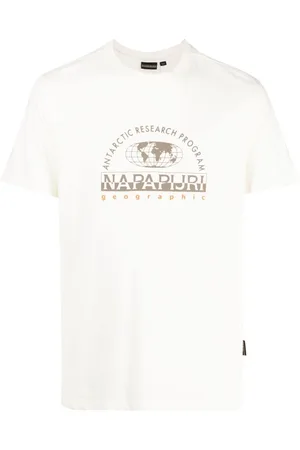 Napapijri Men Short Sleeve - Logo-print cotton T-shirt