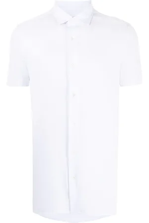 Emporio Armani Short-sleeve poplin shirt