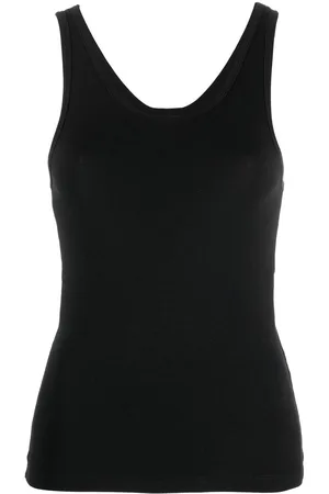 THOM KROM Contrast-stitching sleeveless top