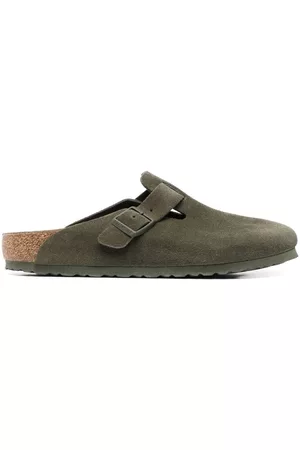 Birkenstock Men Slippers - Suede leather slip-on slippers
