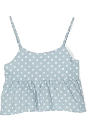 Aspesi Polka-dot cropped top