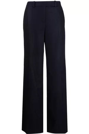 Paule Ka Mid-rise flared-leg trousers