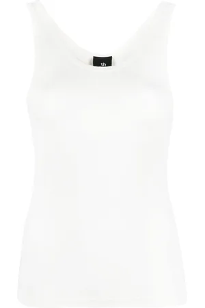 THOM KROM Scoop- neck sleeveless top