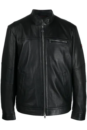 Peuterey Zip-up leather jacket