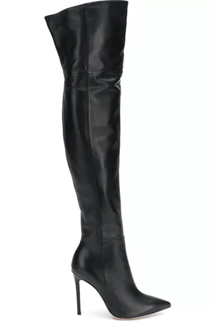 Gianvito Rossi Bea Cuissard leather thigh-high boots