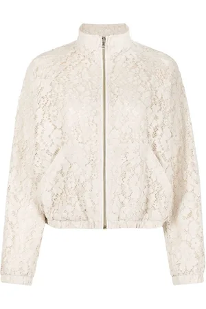 Pinko Floral-lace bomber jacket