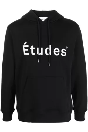 Etudes Logo-print detail hoodie