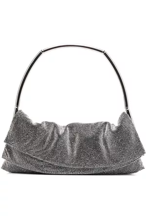 BENEDETTA BRUZZICHES Crystal-embellished shoulder bag