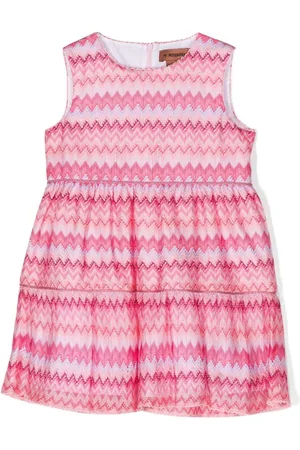 Missoni Panelled zigzag-print dress