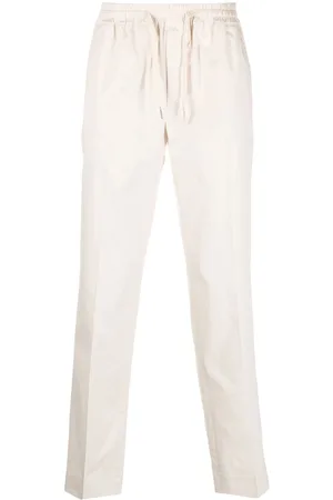 Sandro Men Pants - Pressed-crease elasticated drawstring trousers
