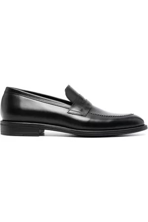 Paul Smith Almond-toe leather penny loafers