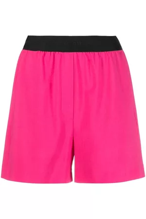 Msgm Logo-waistband shorts