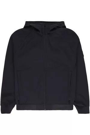 Stone Island Logo-patch hooded jacket