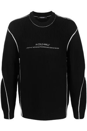 A-cold-wall* Dialouge logo-embroidered jumper