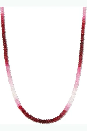 Roxanne First 14kt yellow Rocky ruby necklace