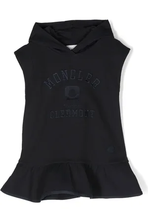 Moncler Ruffle-hem hoodie dress