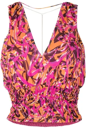 Patrizia Pepe Floral-print V top