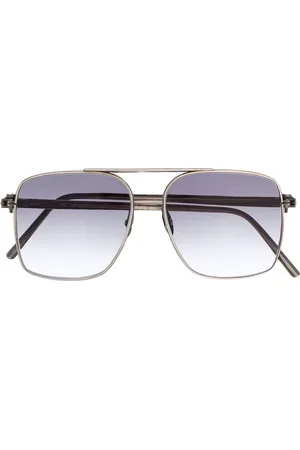 WERKSTATT:MÜNCHEN Distressed square-frame sunglasses