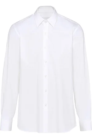 Prada Men Long sleeves - Long-sleeved cotton shirt