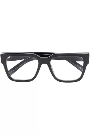 Prada Men Sunglasses - Triangle-logo plaque square-frame glasses