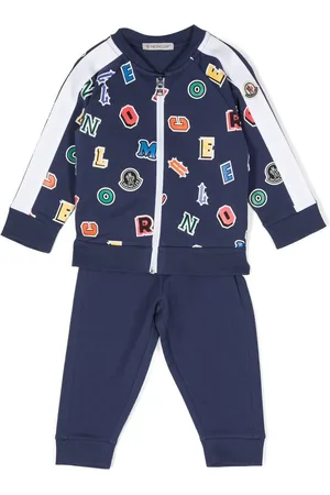 Moncler Letter-print tracksuit set