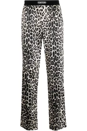 Tom Ford Logo-waist slip-on trousers