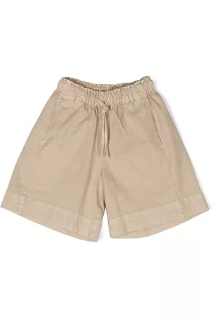 Il gufo Cotton-linen shorts