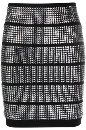 ALEXANDRE VAUTHIER Crystal-embellished mini skirt