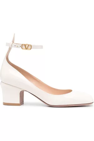 VALENTINO GARAVANI Tan-Go 60mm patent-leather pumps