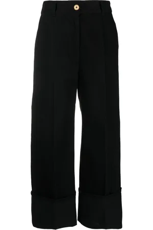 Patou Wide-leg cropped jeans