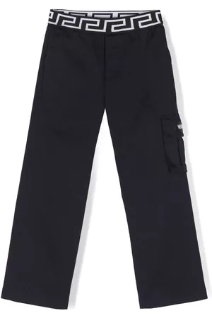 VERSACE Greca straight-leg trousers