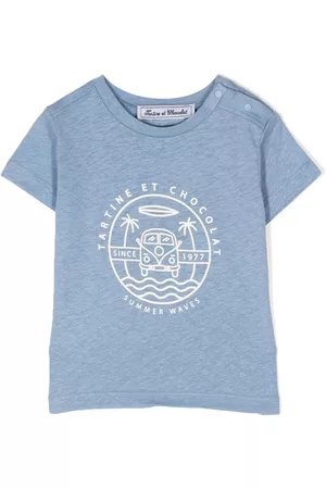 Tartine Et Chocolat Logo-print detail T-shirt