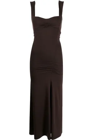 Reformation Suvi ruched midi dress