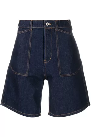 Kenzo Logo-appliqué denim shorts