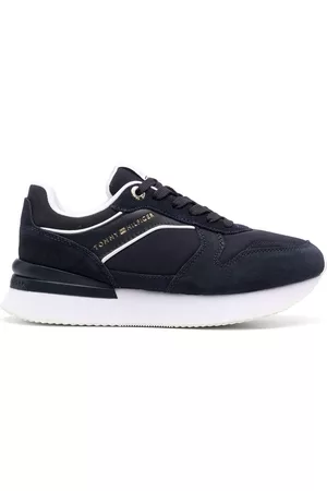 Tommy Hilfiger Logo-debossed low-top suede sneakers