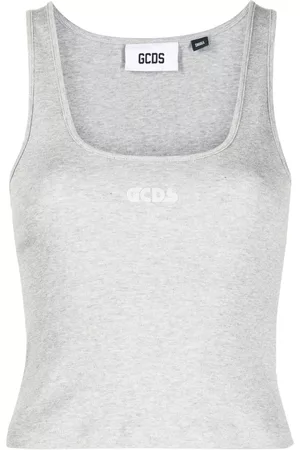 GCDS Logo-print tank top