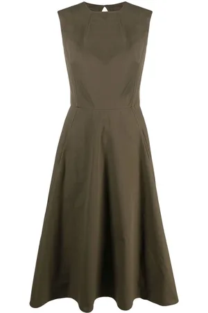 Ralph Lauren Flared cotton midi dress