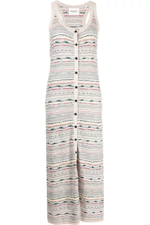 Marant Etoile All-over print sleeveless dress