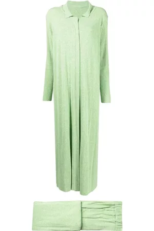 Bambah Knitted long dress-trousers set