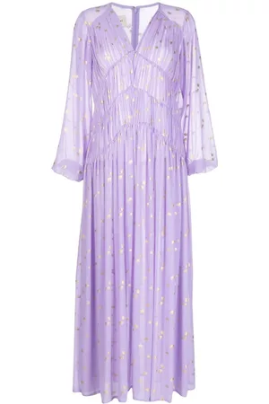 Bambah Polka-dot print long dress