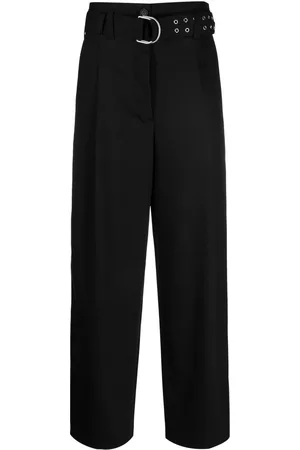 Serafini Belted wide leg trousers